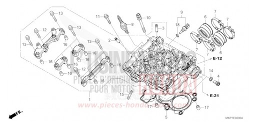 CULASSE CB500XAM de 2021